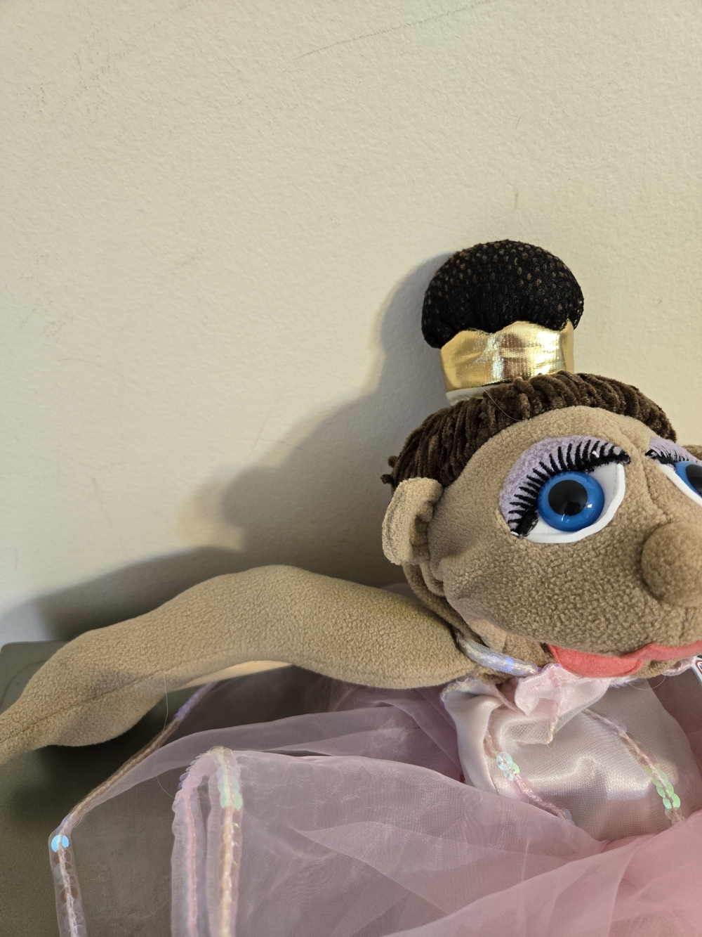 Melissa & Doug Tina Prima Ballerina 21" Plush Hand Puppet - Picture 2 of 10